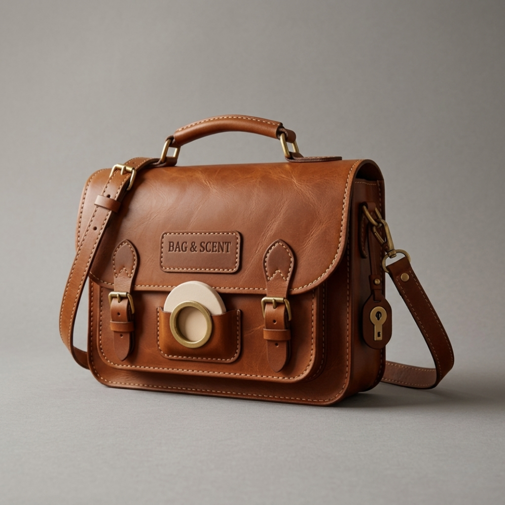 The Heritage Satchel Leather Messenger by Bag & Scent