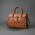 The Executive Satchel Leather Briefcase by Bag and Scent