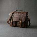 The Heritage Leather Messenger by Bag and Scent