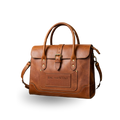 The Executive Satchel Leather Briefcase by Bag and Scent