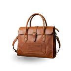 The Executive Satchel Leather Briefcase by Bag and Scent