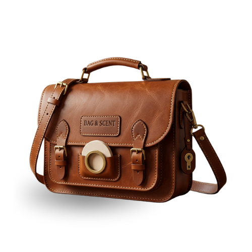 The Heritage Satchel Leather Messenger by Bag & Scent