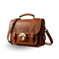 The Heritage Satchel Leather Messenger by Bag & Scent